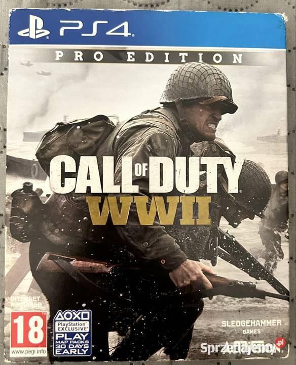 Gra 4 COD WW II steelbook Warszawa sprzedam