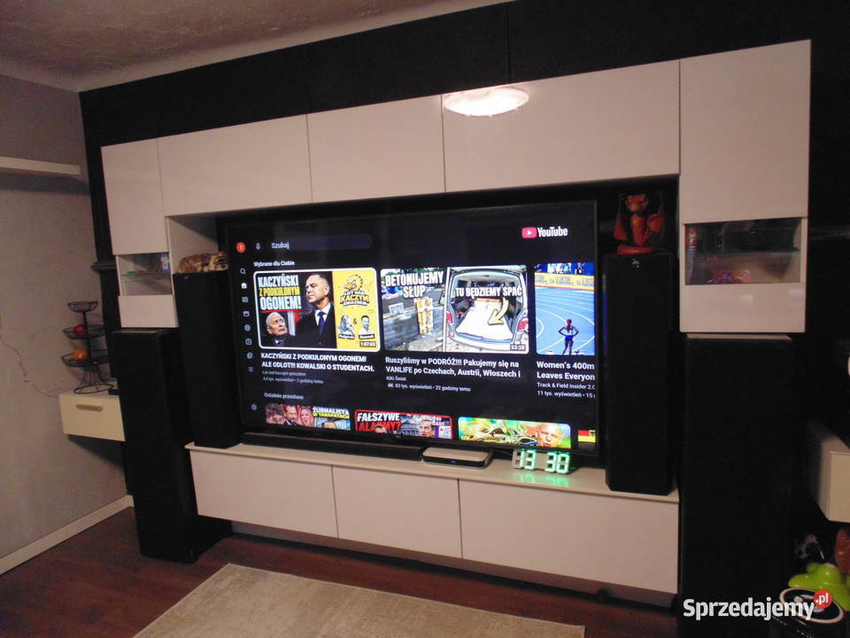 Meblościanka tv biały połysk Kraków sprzedam