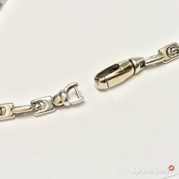 Złoty ŁAŃCUSZEK NASZYJNIK damski 750 18K z