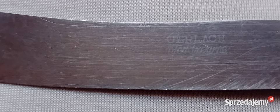 Nóż stołowy Gerlach z bakelitową obsadką PRL Antyki Antyki, Sztuka, Kolekcje sprzedam