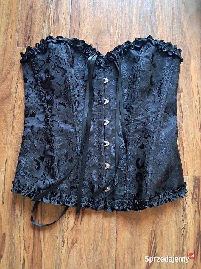 nowy piękny gorset rozmiar z metki M brak metki sprzedam