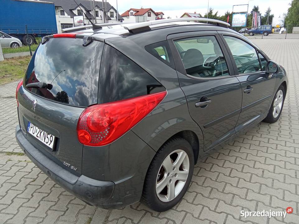 Peugeot 207 SW PRZEBIEG 164 AUTOMAT ALU16 manualna Wągrowiec