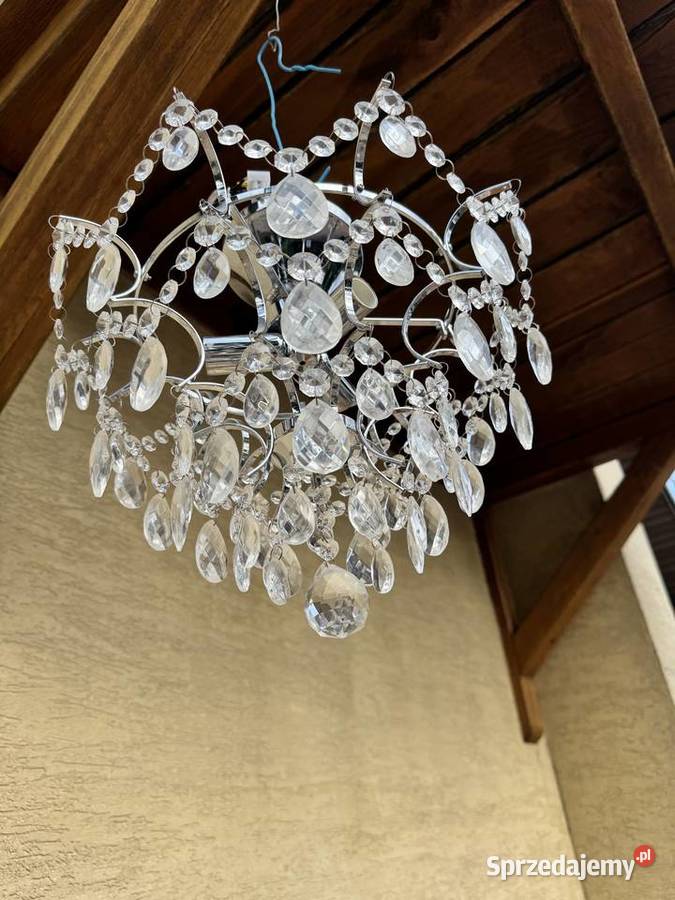 Żyrandol kryształowy lampa wisząca sufitowa Garwolin