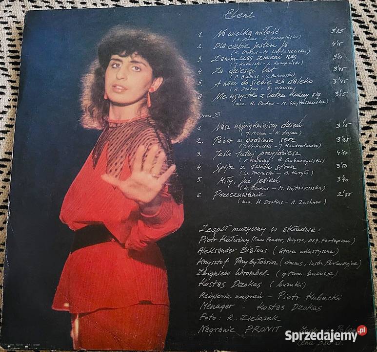 Eleni 10 płyta winylowa z roku 1986 kujawsko-pomorskie Chełmno