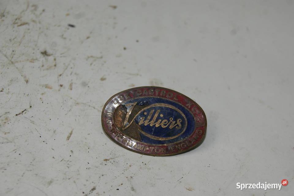 EMBLEMAT VILLIERS ORGINAŁ POKRYWA SILNIKA JAWA Rybnik sprzedam