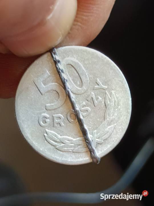 Sprzedam monete 50 groszy 1957 lekka skretka zaq Chełm