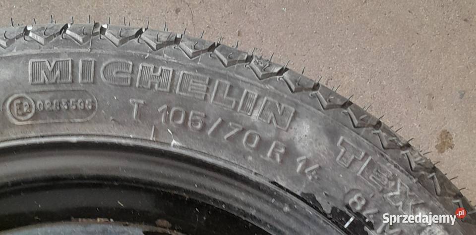 KOŁO ZAPASOWE ZAPAS VW GOLF III 35JX14 Dobiegniew sprzedam