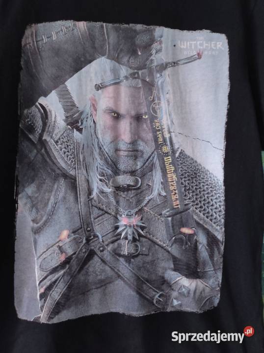 Cropp Tshirt z nadrukiem The Witcher casual slim Cropp