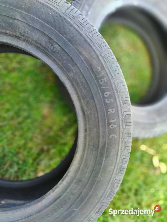 Opony 21565 R16 wzmacniane do wozu Kulno sprzedam