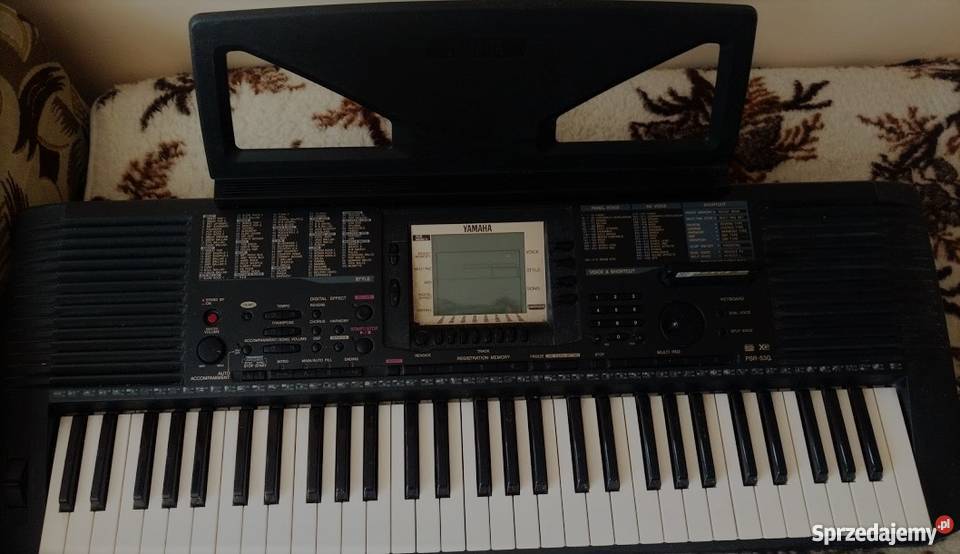 Yamaha PSR530 keyboard 5 oktaw stan Instrumenty klawiszowe i MIDI Instrumenty klawiszowe i MIDI Gdynia