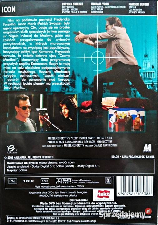 IKONA PATRICK SWAYZE 2 DVD
