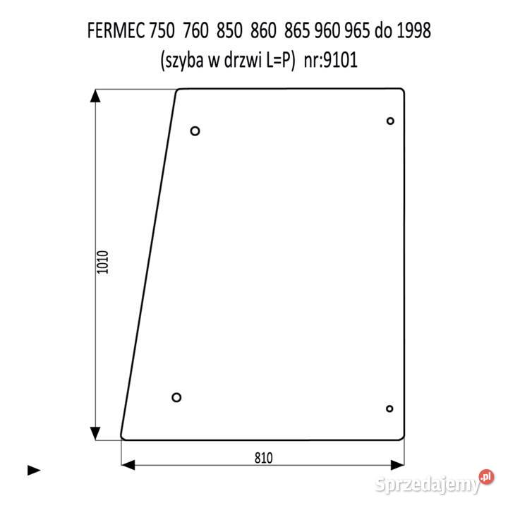 SZYBA BOCZNA LEWA MF MASSEY FERGUSON 760 860 świętokrzyskie sprzedam