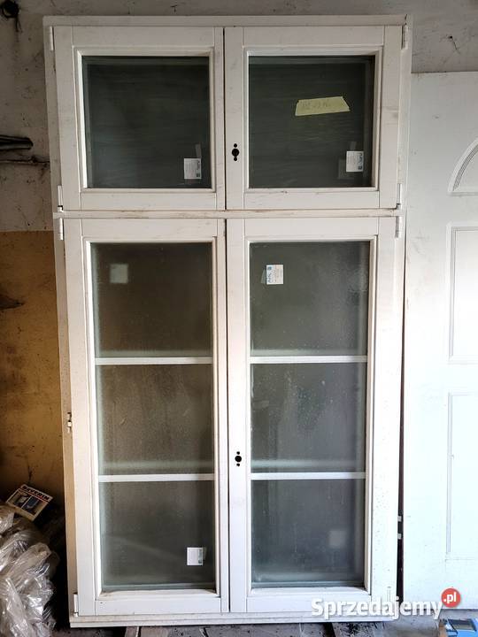 okno okna drewniane 122x216 dwuskrzydłowe 2 Turawa