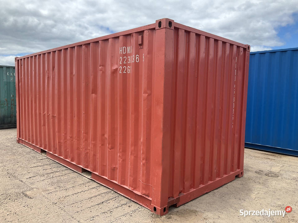 Kontener morski 20DV 6 metrowy transport magazyn