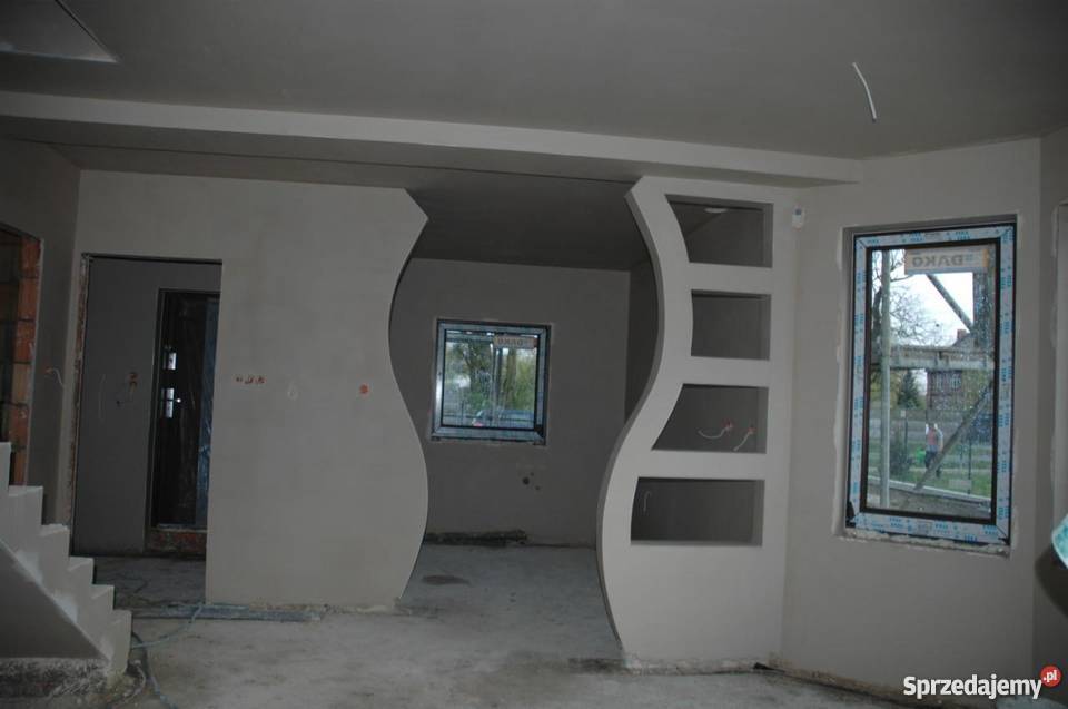 Tynki maszynowe gipsowe cementowo wapienne śląskie Szczekociny