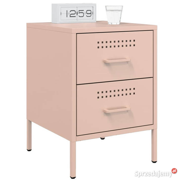 Szafka nocna różowa 36x39x505 stal WM842924 Warszawa sprzedam