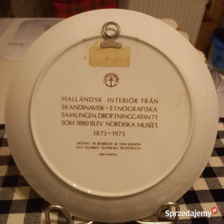 Talerz porcelanowy Gustav Sberg Gorzów Wielkopolski sprzedam