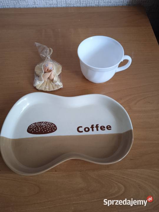 Zestaw 15 filiżanka aniołek podstawka Kraków