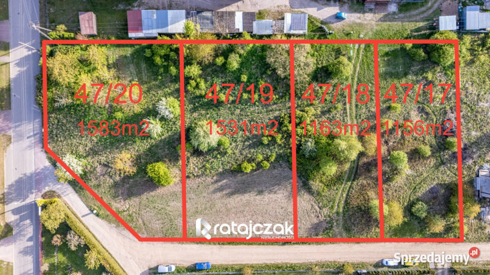 Do sprzedaży działka 1156m2 Wierzchucino
