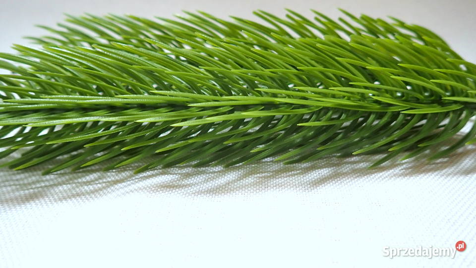 Gałązka świerkowa na drucie sztuczna choinka 19