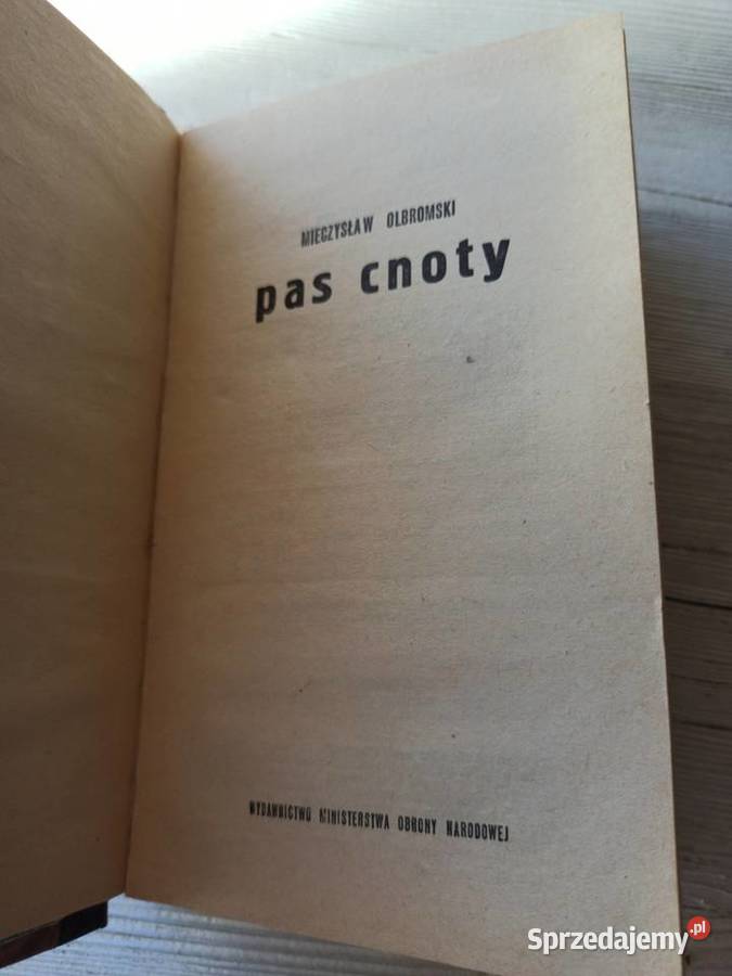 Pas Cnoty Mieczysław Olbromski wydanie 1 1975 śląskie Bielsko-Biała