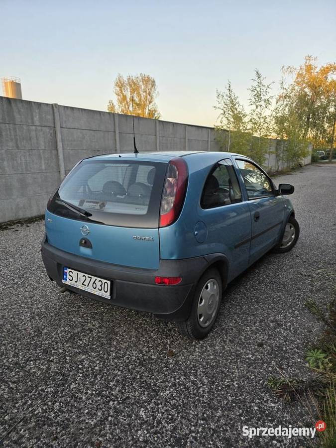 Opel Corsa C 83 przebiegu niebieski Dąbrowa Górnicza sprzedam