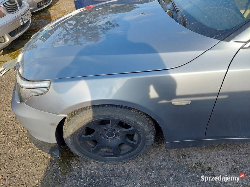 BMW E60 E61 Silbergrau A087 Maska Błotnik Bydgoszcz sprzedam