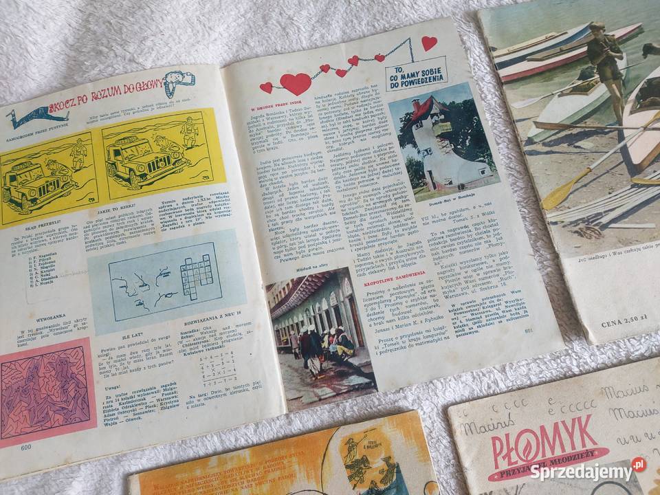 Stara Gazeta Płomyk zestaw z roku 1944 1945 1946 Tarnów sprzedam