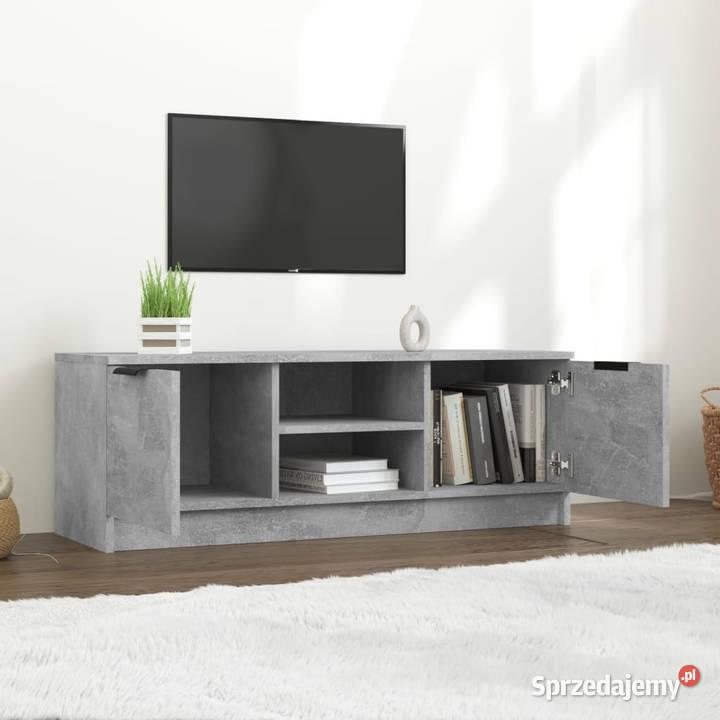 Szafka pod telewizor szarość betonu 102x35x365 RTV mazowieckie Warszawa