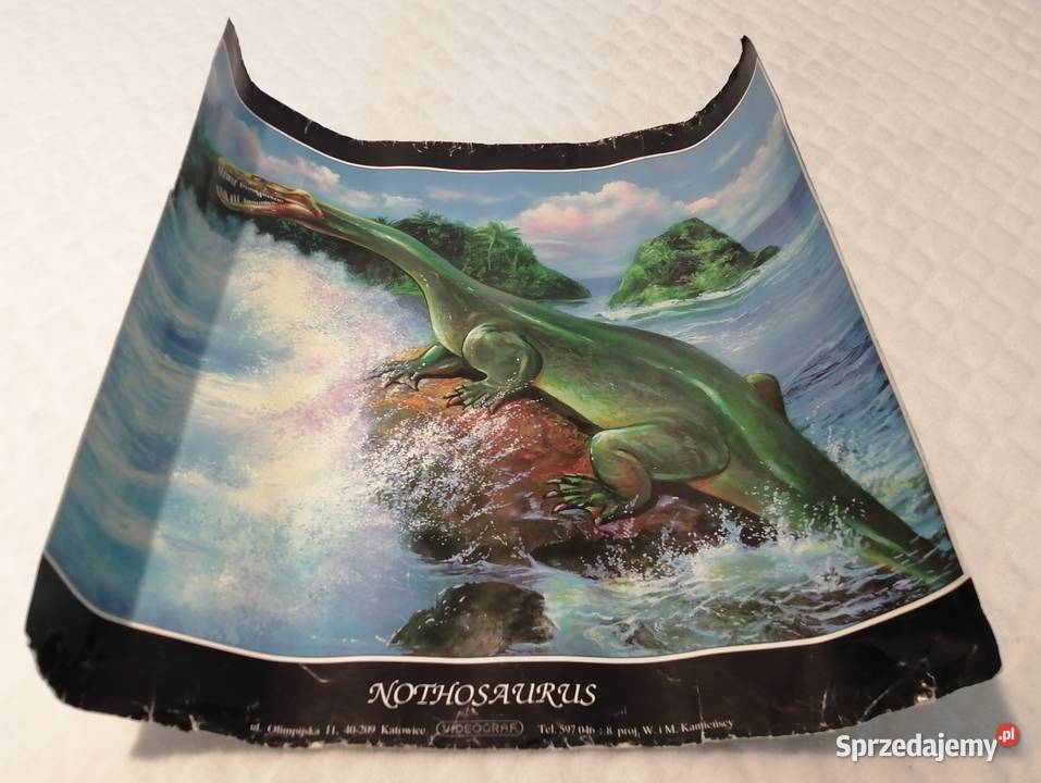 Plakat Nothosaurus Videograf 335 x 33 Kolekcje śląskie Czeladź