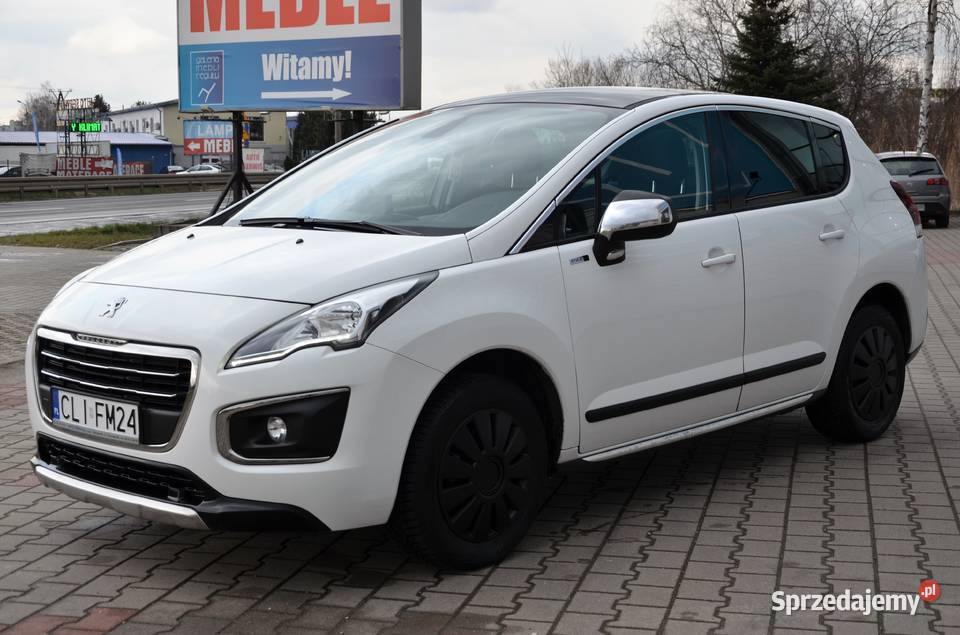 PEUGEOT 3008 SALON POLSKA PANORAMA LEDY BENZYNA biały Warszawa sprzedam