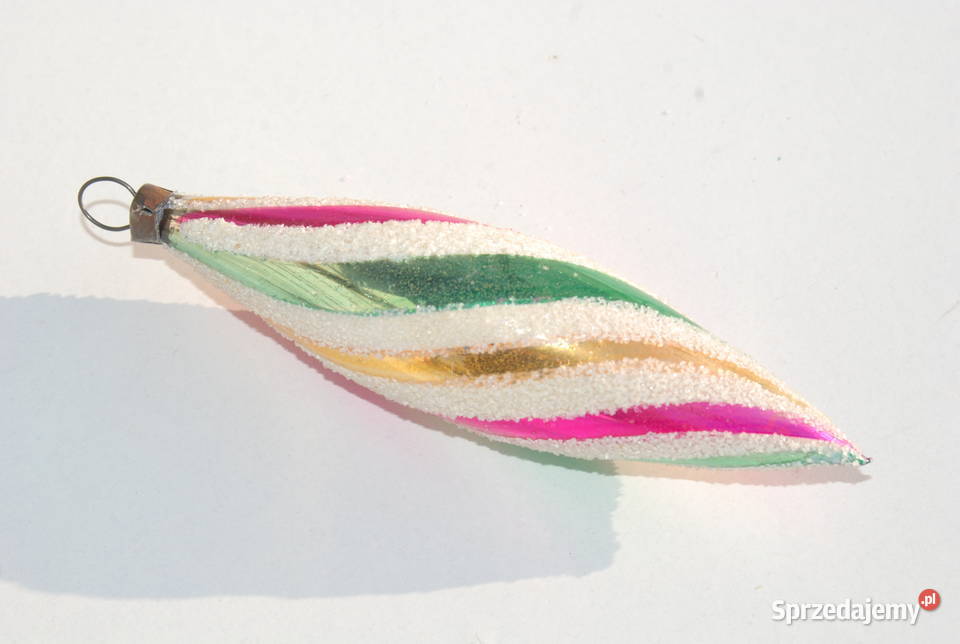 Stara ozdoba choinkowa bombka sopel kolorowy Cieszyn sprzedam