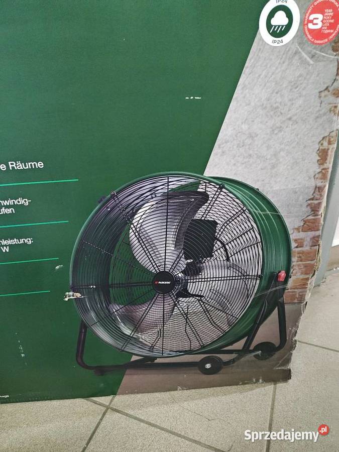 Wentylator podłogowy przemysłowy Parkside PWM kujawsko-pomorskie Golub-Dobrzyń