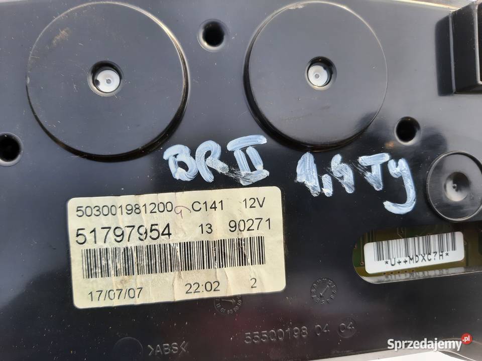 Bravo II 14 Tjet Licznik Zegar 51797954 Ksawerów