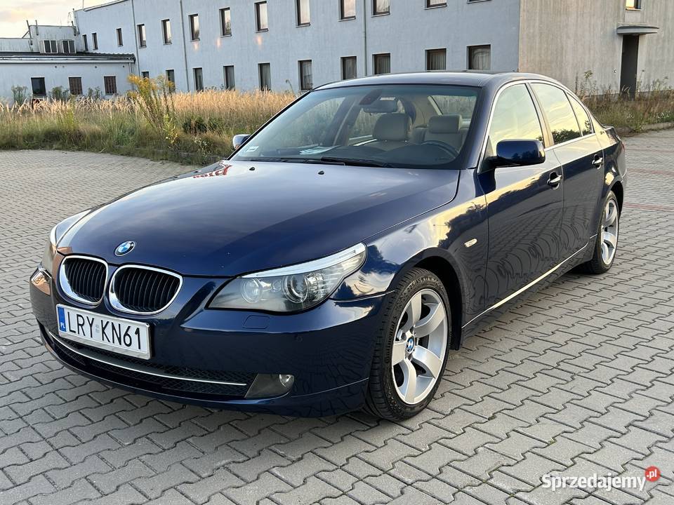 BMW E60520ILIFT granatowy Lubartów