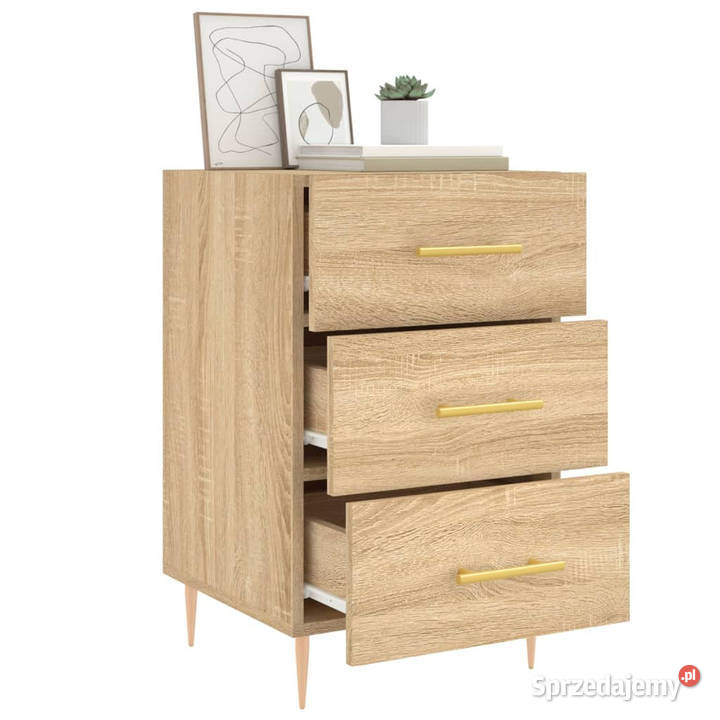 Szafka nocna dąb sonoma 40x40x66 materiał mazowieckie Warszawa