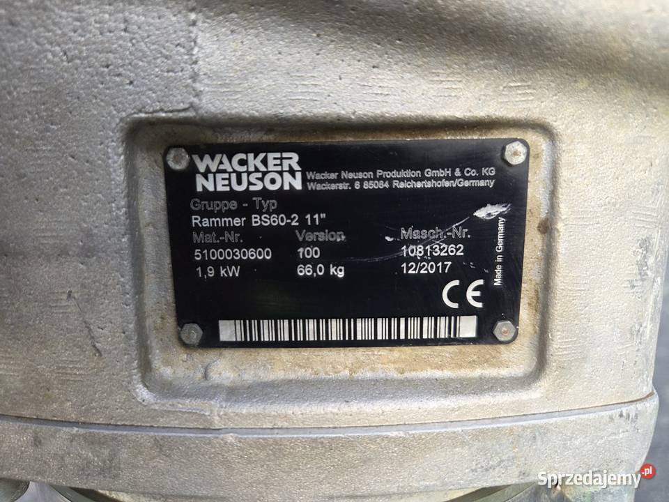 Wacker BS 602 2t dwusuw Przyszowa