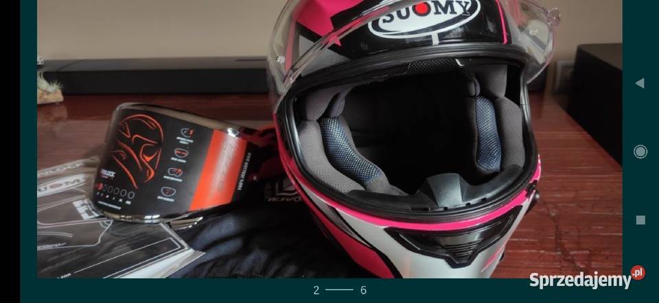 Kask motocyklowy suomy XS damski śląskie Orzech