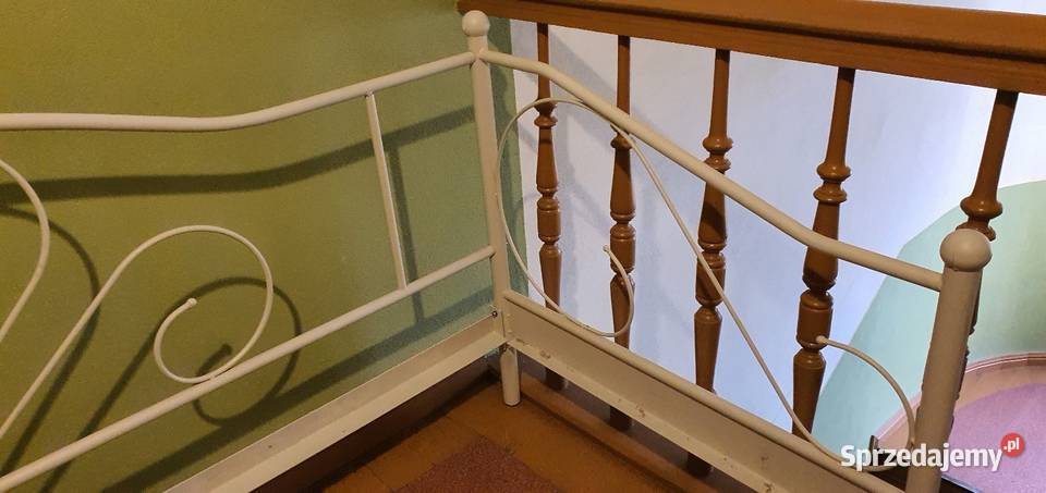 Łóżko metalowe ecru 90x200 Olsztyn