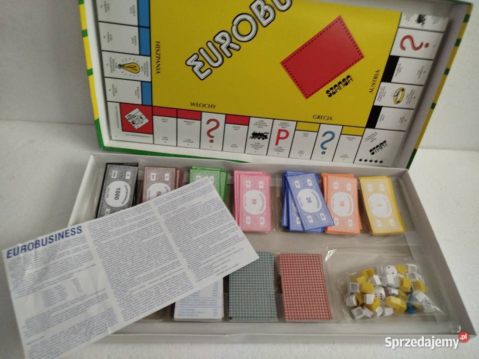 Gra planszowa Eurobusiness Eurobiznes ładny stan
