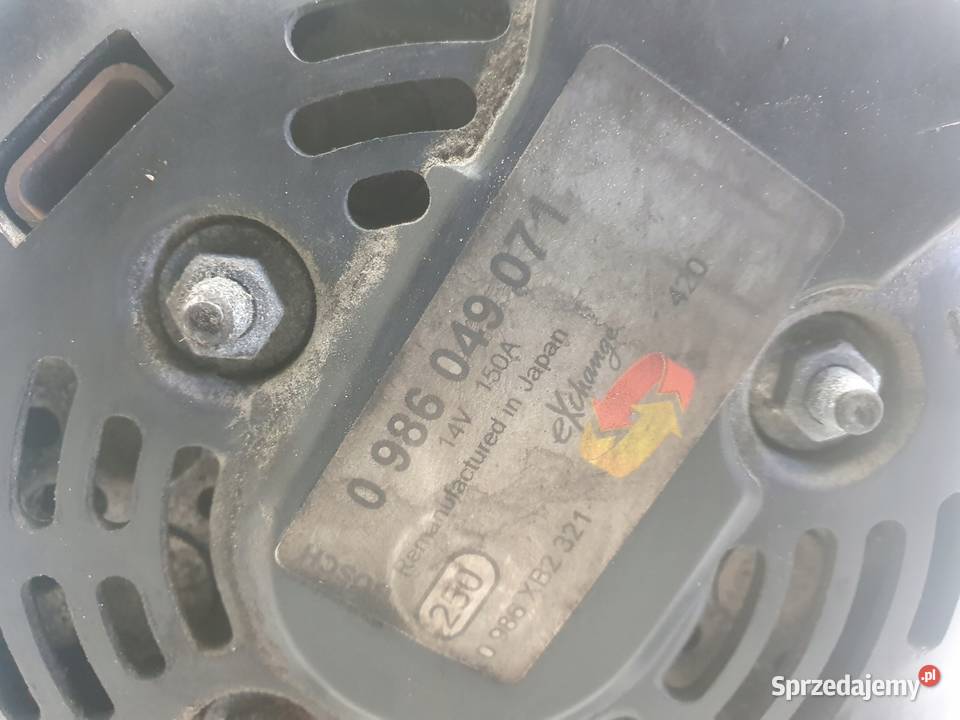 ALTERNATOR Volvo V70 III S80 II 20 D Alternator osobowe Chełm sprzedam
