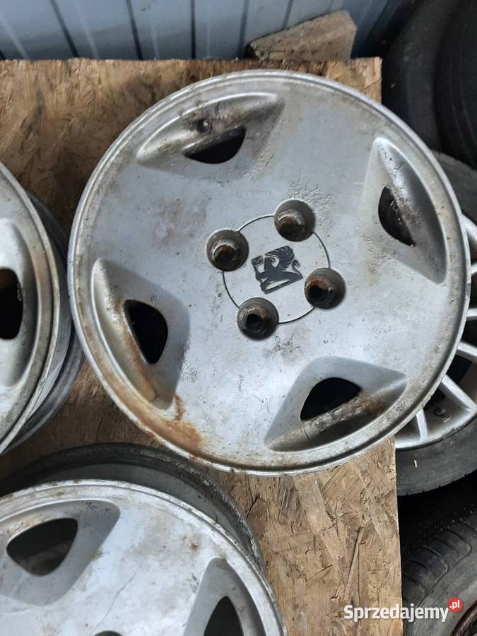 Opel komplet 3 sztuk alufelg R14 4x100 ET49 łódzkie Ksawerów