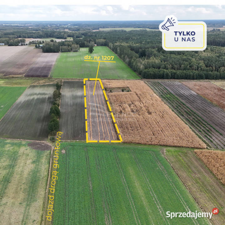 Działka rolna 7300m rzece Kolembrody