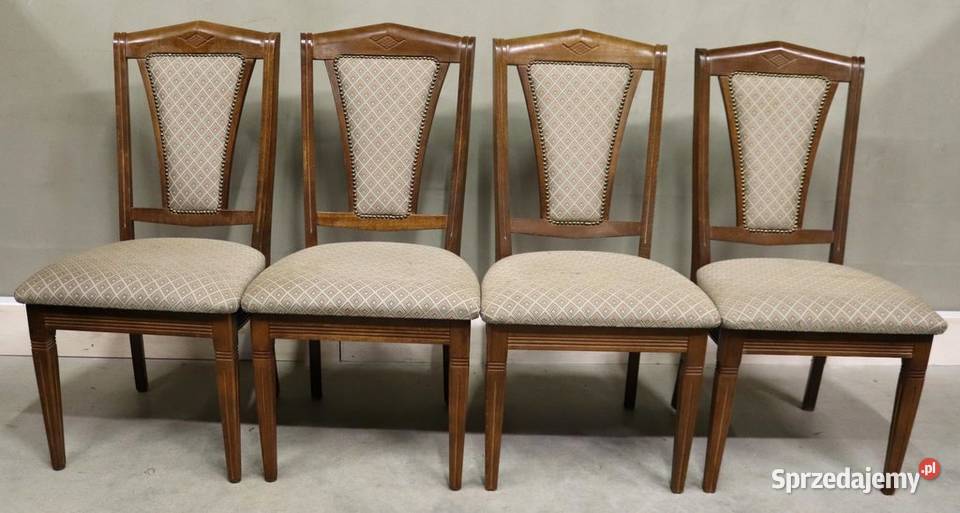 8077 krzesła tapicerowane, kpl 4 szt