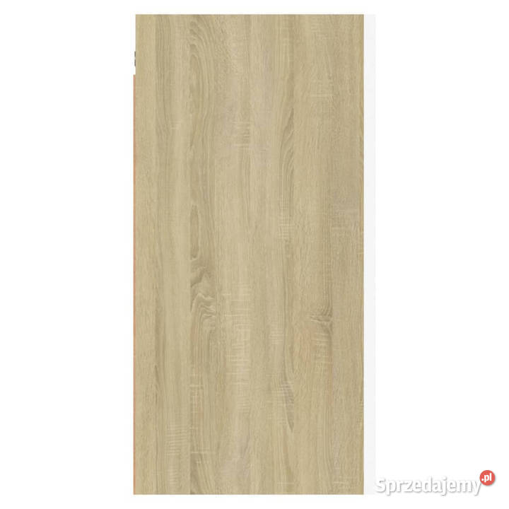 Szafka telewizyjna biel i dąb sonoma 305x30x60 mazowieckie Warszawa