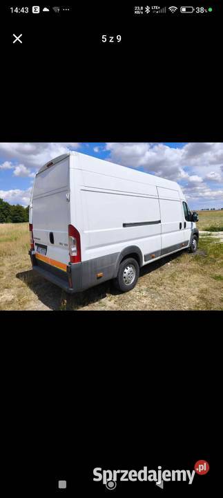 Peugeot Boxer L4H3 zarejestrowany w Polsce Oleśnica