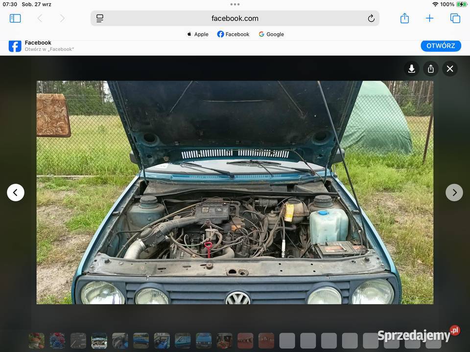 Volkswagen Golf 2 benzyna Chełmno