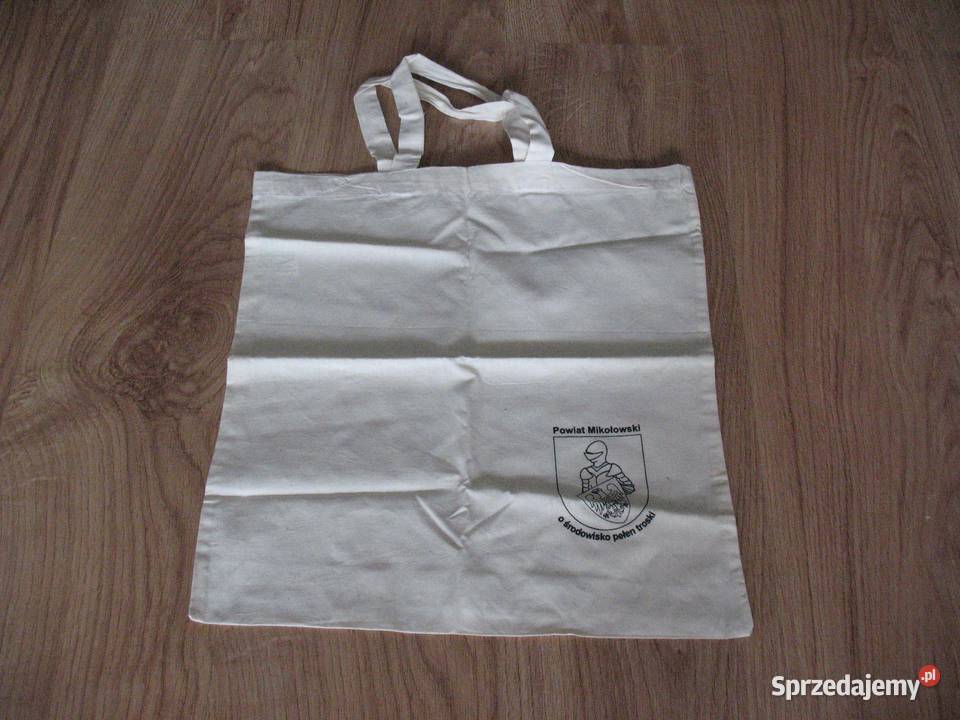 Torba bawełniana z nadrukiem AZO FREE śląskie Chorzów sprzedam
