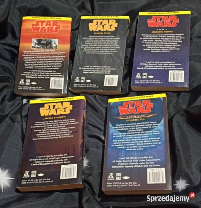 Star Wars 5 książek tom 3 tom 4 tom 6 tom 7 tom miękka Poznań sprzedam