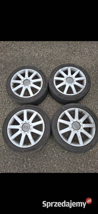 Alufelgi SLine Audi A4 B6 B7 A6 5x112 17 Czarne Błoto